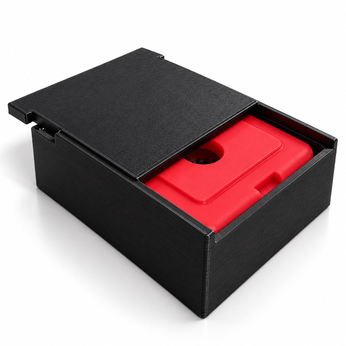 5 Vial Storage Container - Black