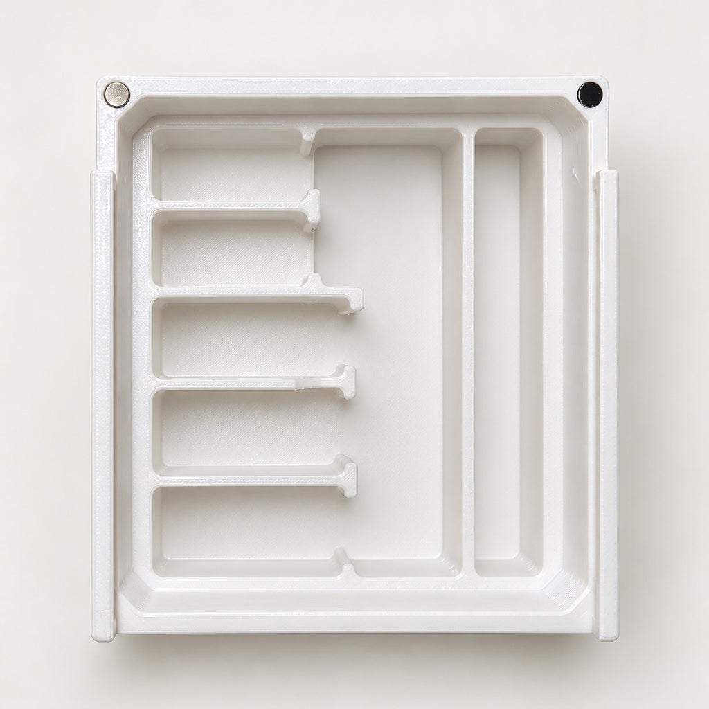 5 Vial Storage Container - White
