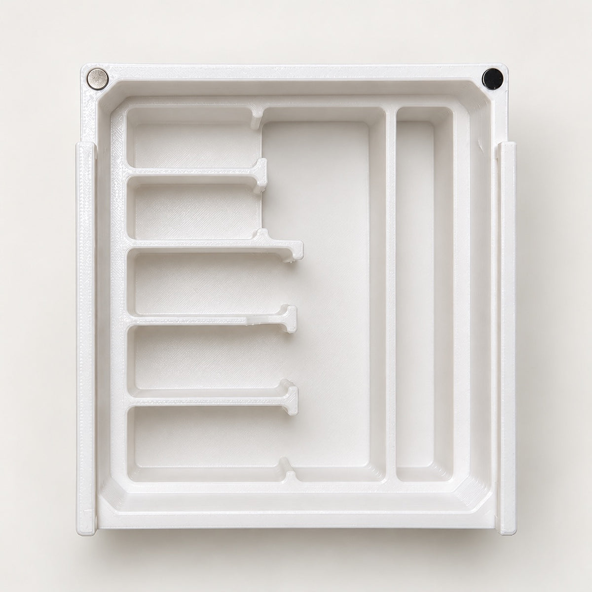 5 Vial Storage Container - White