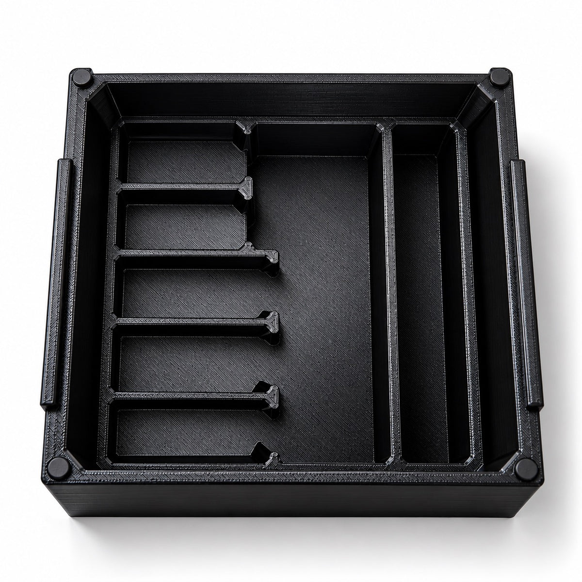 5 Vial Storage Container - Black