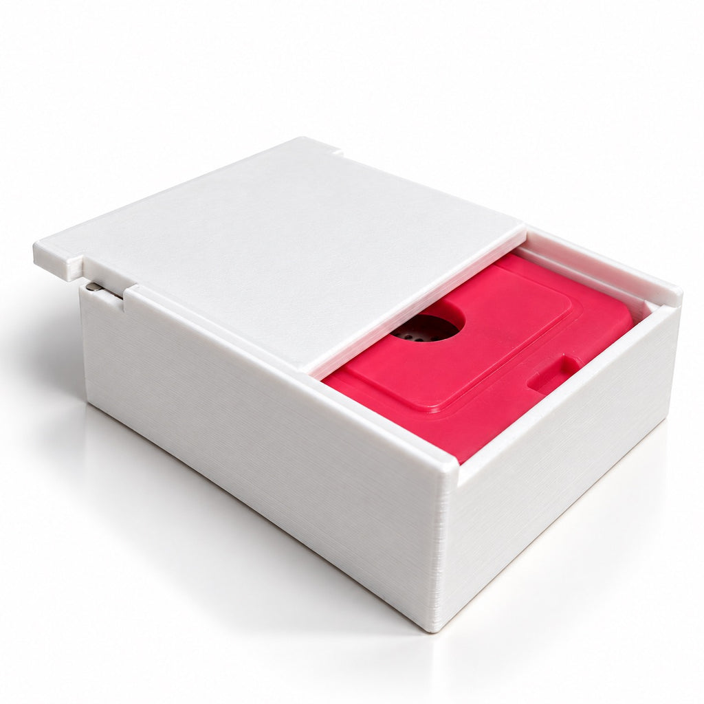 5 Vial Storage Container - White